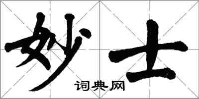 翁闓運妙士楷書怎么寫