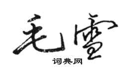 駱恆光毛雪行書個性簽名怎么寫