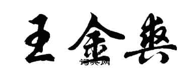 胡問遂王金爽行書個性簽名怎么寫