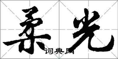 胡問遂柔光行書怎么寫