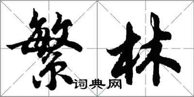 胡問遂繁林行書怎么寫