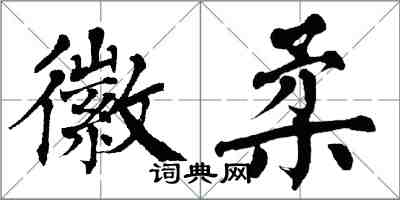 翁闓運徽柔楷書怎么寫