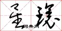 劉少英星環草書怎么寫
