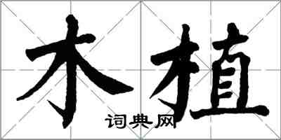 翁闓運木植楷書怎么寫