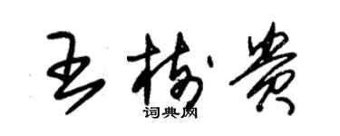 朱錫榮王樹貴草書個性簽名怎么寫