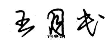 朱錫榮王月民草書個性簽名怎么寫