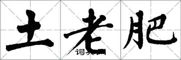 翁闓運土老肥楷書怎么寫