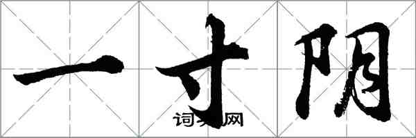 胡問遂一寸陰行書怎么寫