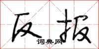 段相林反報行書怎么寫