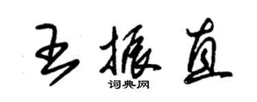 朱錫榮王振直草書個性簽名怎么寫