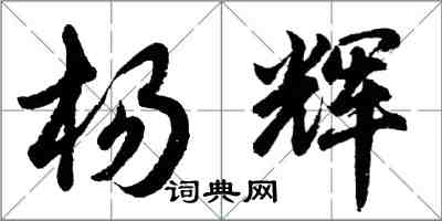 胡問遂楊輝行書怎么寫