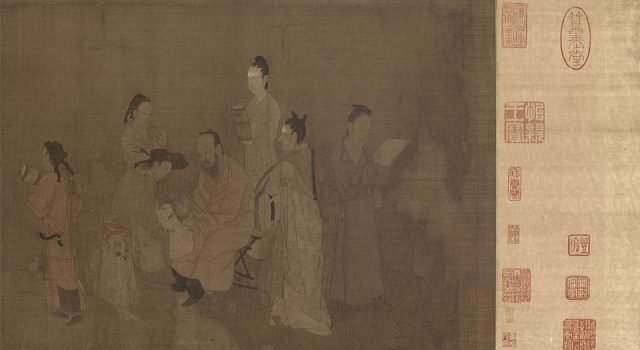 【高清tif】北齊 楊子華《北齊校書圖》全卷下載_344M