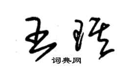 朱錫榮王琪草書個性簽名怎么寫