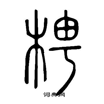 說文解字寫的梬
