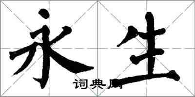 翁闓運永生楷書怎么寫