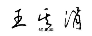 梁錦英王其涓草書個性簽名怎么寫