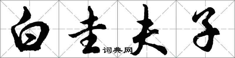 胡問遂白圭夫子行書怎么寫