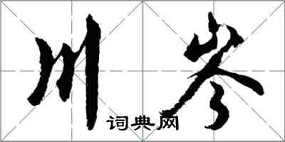 胡問遂川岑行書怎么寫