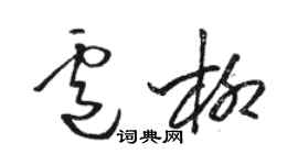 駱恆光盧柳草書個性簽名怎么寫