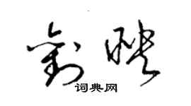 梁錦英劉映草書個性簽名怎么寫