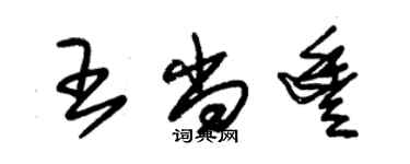 朱錫榮王尚豐草書個性簽名怎么寫