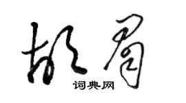 駱恆光胡眉草書個性簽名怎么寫