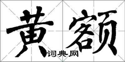 翁闓運黃額楷書怎么寫