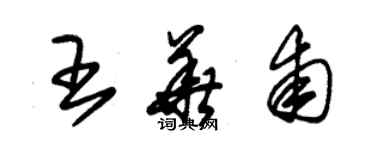 朱錫榮王華甫草書個性簽名怎么寫