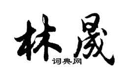 胡問遂林晟行書個性簽名怎么寫