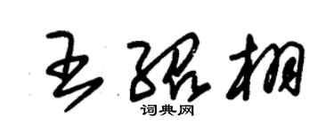 朱錫榮王紹栩草書個性簽名怎么寫
