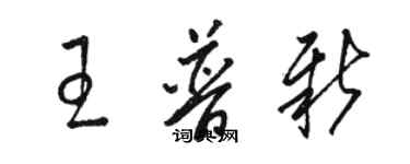 駱恆光王普新草書個性簽名怎么寫