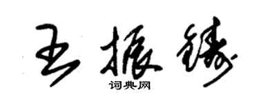 朱錫榮王振鑄草書個性簽名怎么寫