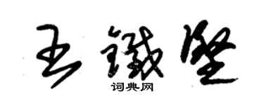 朱錫榮王鐵堅草書個性簽名怎么寫