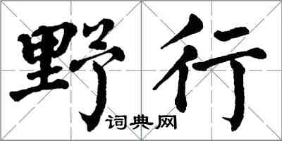 翁闓運野行楷書怎么寫