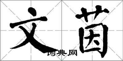 翁闓運文茵楷書怎么寫