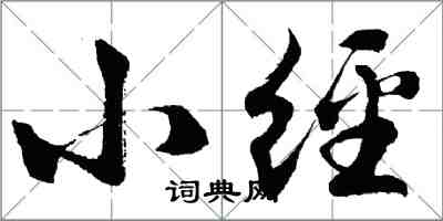 胡問遂小經行書怎么寫