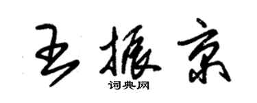 朱錫榮王振京草書個性簽名怎么寫