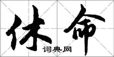 胡問遂休命行書怎么寫