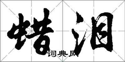 胡問遂蠟淚行書怎么寫