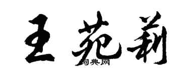 胡問遂王苑莉行書個性簽名怎么寫