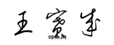 梁錦英王賽成草書個性簽名怎么寫